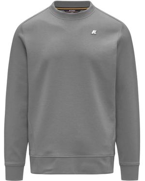 K-Way Hoodies & Sweatvesten ,Grijs ,Sweat Medine