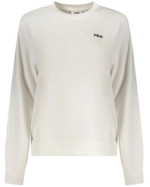 Fila Hoodies & Sweatvesten ,Wit ,Katoen Lierna Sweatshirt