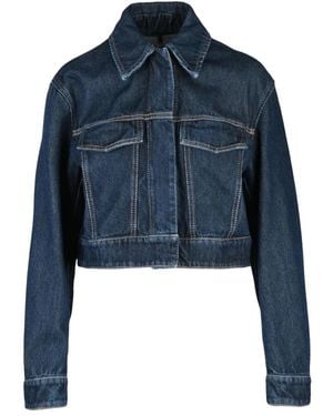 Sportmax Denim Jackets - Blue