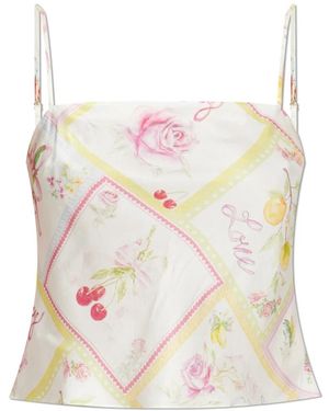 LoveShackFancy Sleeveless Tops - Rose