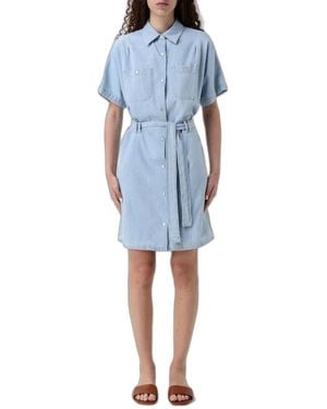 A.P.C. Shirt Dresses - Bleu
