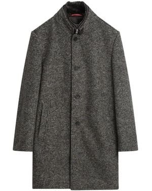 Cinque Single-Breasted Coats - Gray