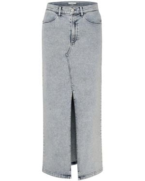 Gestuz Denim Skirts - Grey