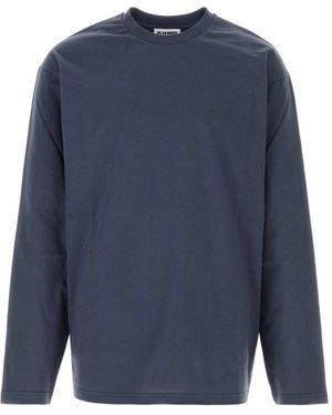 Jil Sander Long Sleeve Tops - Blue