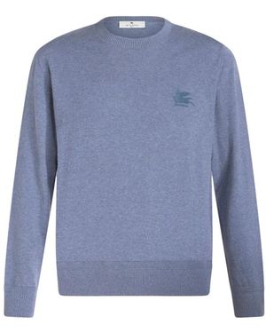 Etro Stylisches Maglia Shirt - Blau