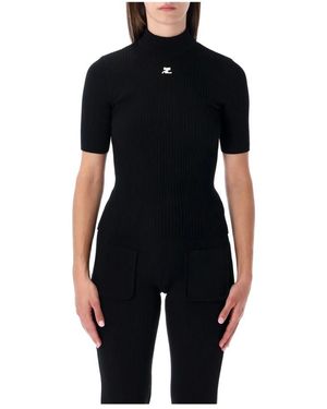 Courreges Turtlenecks - Noir