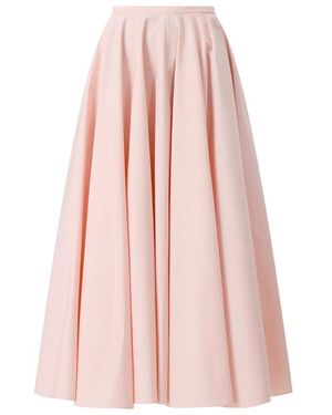Givenchy Rokken ,Roze ,Katoen Geplooide Poplin Midi Rok
