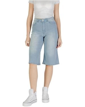 Ichi Denim Shorts - Azul