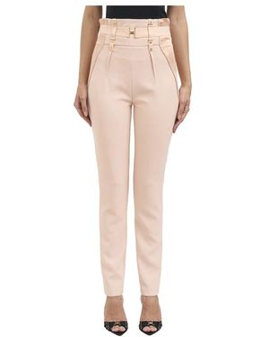 Elisabetta Franchi Slim-Fit Trousers - Pink