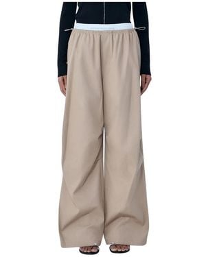 Alexander Wang Wide Trousers - Brown