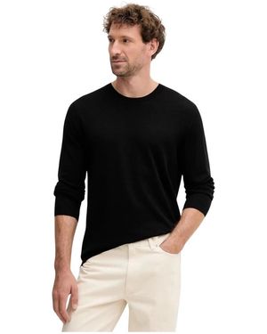 KARL LAGERFELD Truien & Vesten ,Zwart ,Polyester Round-Neck Truien
