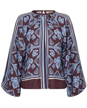 Mos Mosh Overhemden ,Veelkleurig ,Blouses & Shirts - Blauw