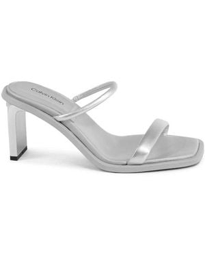 Calvin Klein Schoenen ,Grijs ,Sandalen - Wit
