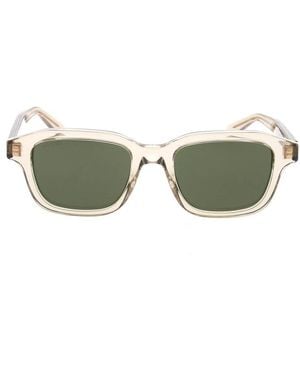 Gucci Vierkante Zonnebril - Groen