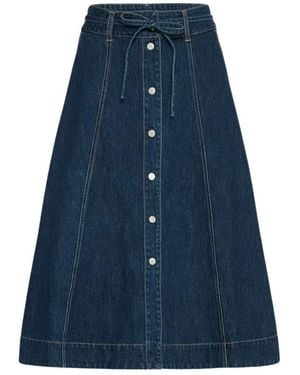 B.Young Rokken ,Blauw ,Denim Bylukan Rok