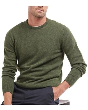Barbour Round-Neck Knitwear - Verde