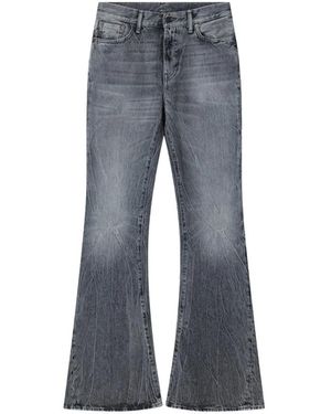 Acne Studios Flared Jeans - Gris