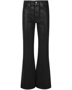 PAIGE Leather Trousers - Nero