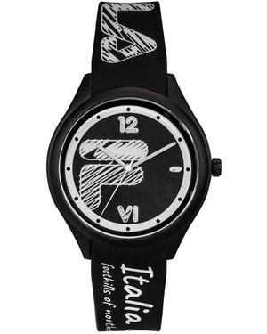 Fila Erwachsene Armbanduhr Style 44 Mm Armband Silikon 38-321 - Schwarz