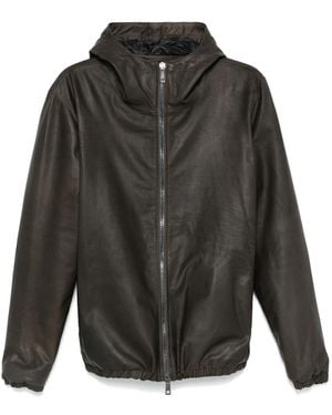 Giorgio Brato Leather Jackets - Grigio