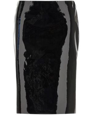 Ferragamo Leather Skirts - Black