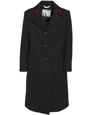 Vivetta Single-Breasted Coats - Black