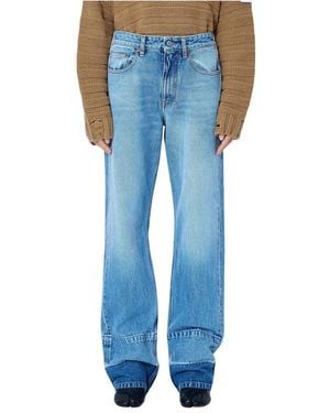 MM6 by Maison Margiela Wide Jeans - Bleu