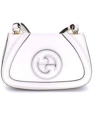 Gucci Tassen ,Wit ,Leer Blondie Leren Schoudertas