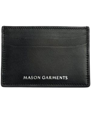 Mason's Accessoires ,Zwart ,Leer Kaarthouder