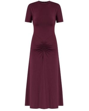 Victoria Beckham Midi Dresses - Paars