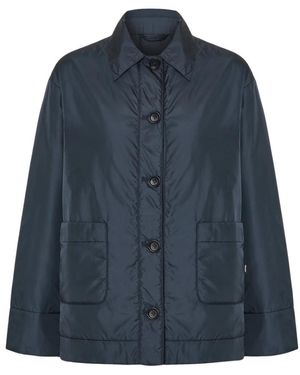 Aspesi Dunkelblaue Jacke Vordertaschen