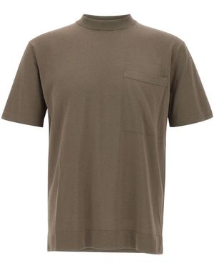 FILIPPO DE LAURENTIIS T-Shirts - Brown