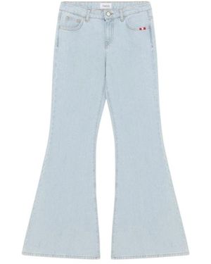 AMISH Jeans ,Blauw ,Katoen Woodstock Flared Jeans