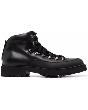 Doucal's Lace-Up Boots - Black