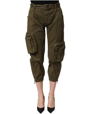 Dolce & Gabbana Cropped Trousers - Green