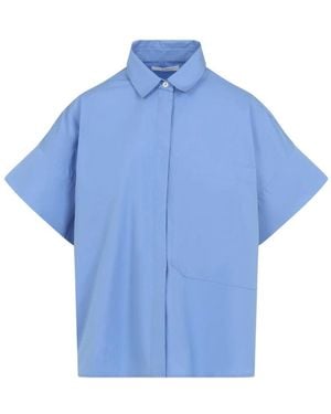 Co. Boxy Ss Shirt - Blau