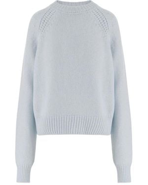 Sa Su Phi Trui Met Ronde Hals - Blauw