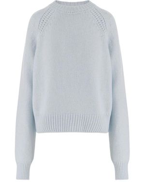 Sa Su Phi Trui Met Ronde Hals - Blauw