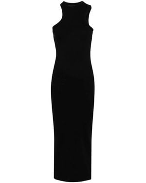 Axel Arigato Ribbed Maxi Dress - Black