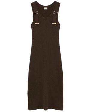 Loewe Knitted Dresses - Marrone