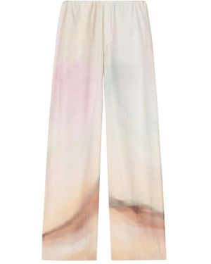 Nanushka Broeken ,Veelkleurig ,Polyester Arvenn Pants - Roze