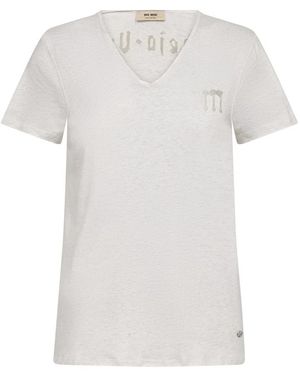 Mos Mosh Tops ,T-Shirts - Wit