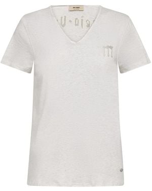 Mos Mosh Tops ,T-Shirts - Wit
