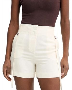 Patrizia Pepe Short Shorts - White