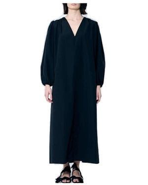 The Row Beauvoir Dress - Blue