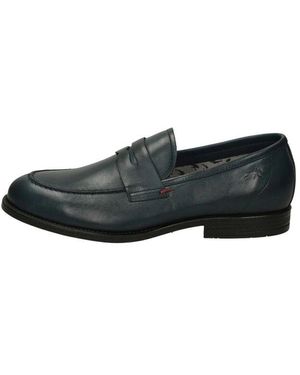 Fluchos Blaue Ocean Mokassin Schuhe - Schwarz