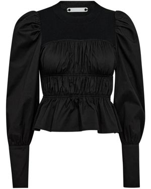 co'couture Elegante Blusa Bustier, Mujer, Talla - Negro