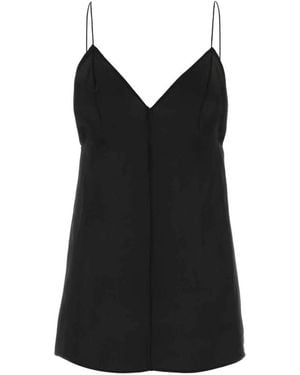 KHAITE Sleeveless Tops - Black