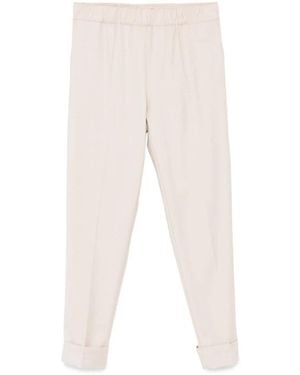D.exterior Slim-Fit Pants - Natural