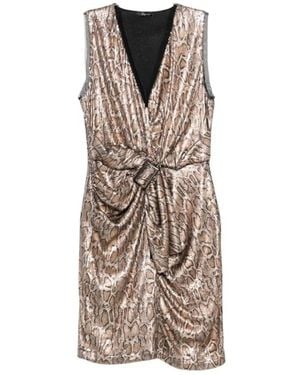 Hanita Short Dresses - Marrón